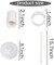 2 Sets Thicken Adjustable Balloon Column Stand Kit Base and Pole Balloon Tower Decorations for Baby Shower Graduation Birthday Wedding Party